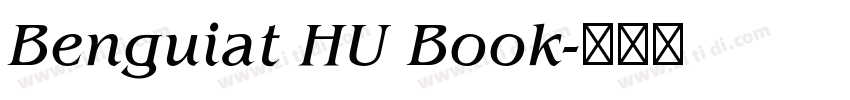 Benguiat HU Book字体转换